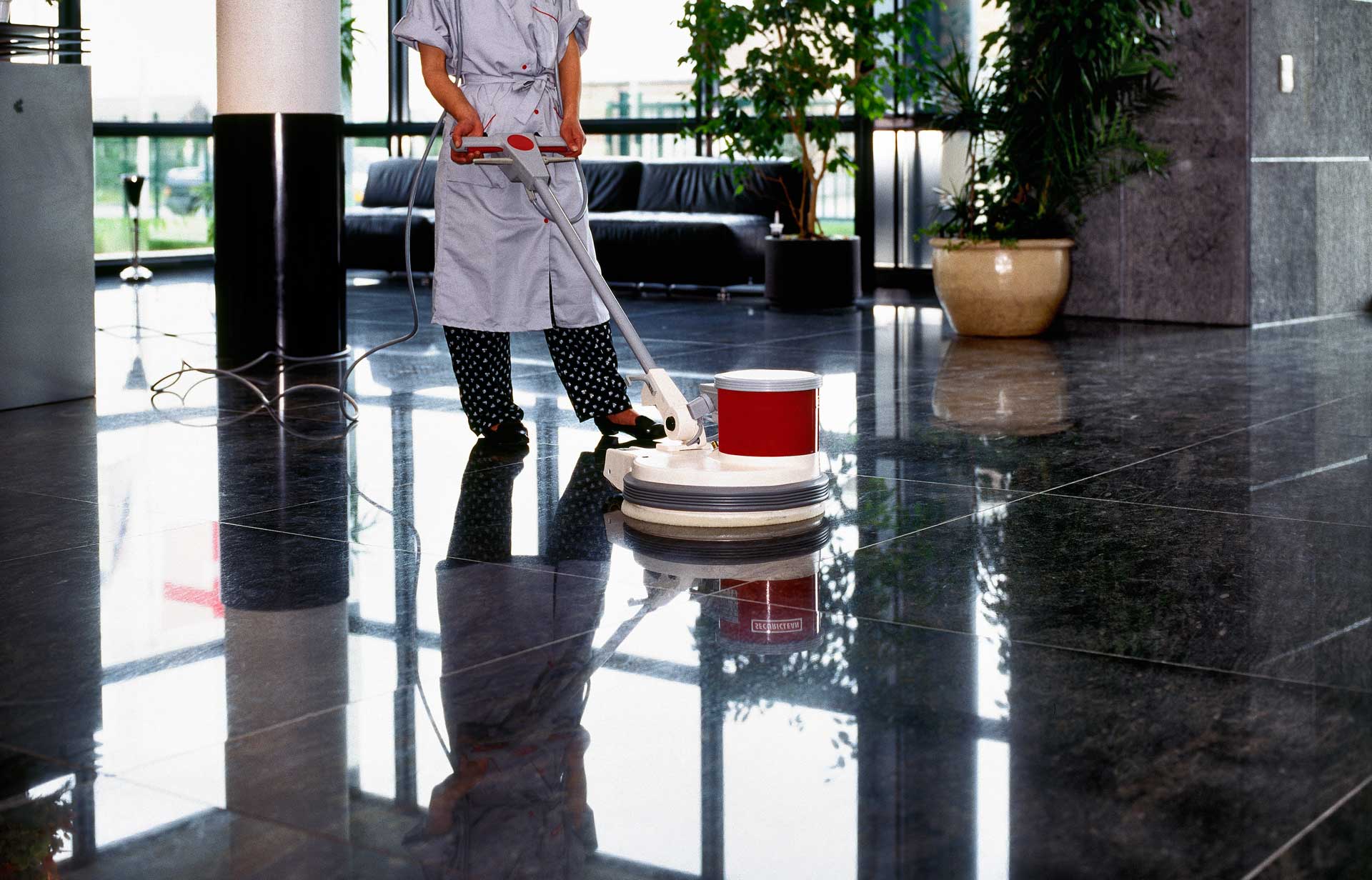 floor stripping and waxing process